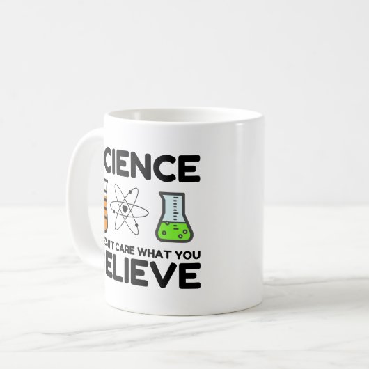 Mug La science se fiche de ce que vous croyez (Devant gauche)