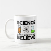 Mug La science se fiche de ce que vous croyez (Gauche)