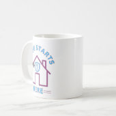 Mug La sécurité commence ici (Devant gauche)