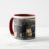 Mug La semaine de travail (Devant gauche)