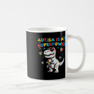 Mug La Sensibilisation sur l'autisme Bleue T-rex Est M