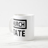 Mug La séparation de l'Église et de l'État - 1er amend (Devant gauche)