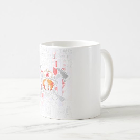 Mug La Seule Chose Que J'Aime Plus Qu'Être Un Pompier (Devant droit)