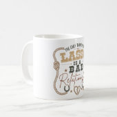Mug La seule chose que je peux lasso Conception drôle (Devant gauche)