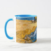 Mug La Siesta (1890) paysage art raffiné Van Gogh (Gauche)
