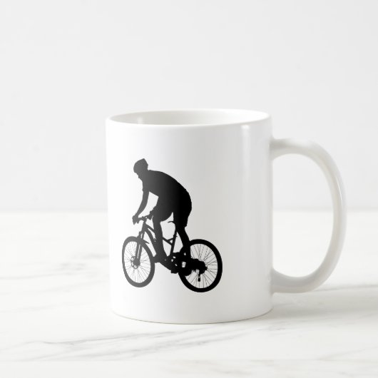 Mug La silhouette des VTT - Choisir la couleur arrière (Droite)