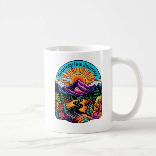 Mug La sobriété est un voyage (Droite)