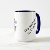 MUG LA SOCIÉTÉ SECRET DU FBI COVFEFE JUMBO (Devant droit)