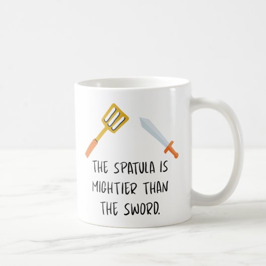 Mug La Spatula est plus puissante que l'épée (Droite)