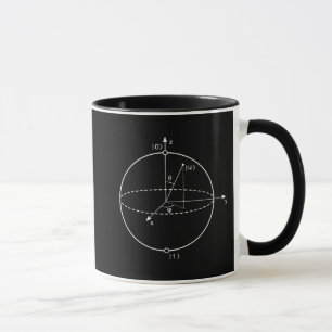 Mug La sphère   Quantum de Bloch a mordu la