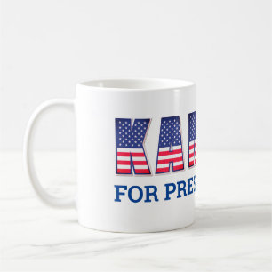 Mug La star a écrit "Kamala pour le président"