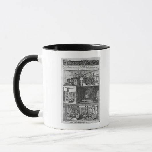 Mug La station d'Edison la Co Illuminating électrique (Gauche)