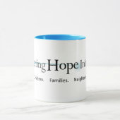 Mug La stimulation de l'initiative d'espoir Deux-A (Centre)