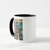 Mug La Suicide Squad | Rétro Grid With Harley Quinn (Devant gauche)