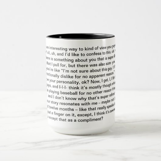 Mug La super longue question de Bob (Centre)