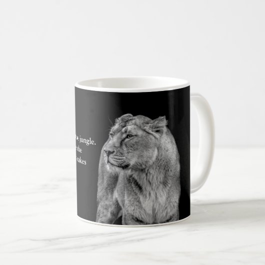 Mug La superbe lune de café Inspiré (Devant droit)