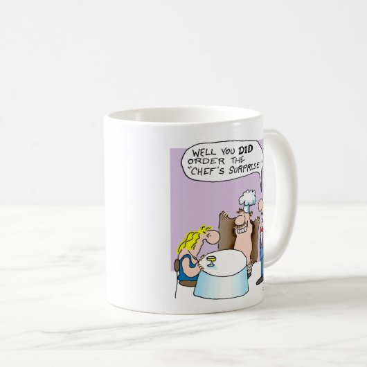 Mug La surprise du chef (Devant droit)