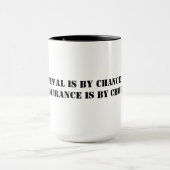 Mug La survie est par hasard mais la résistance est (Centre)