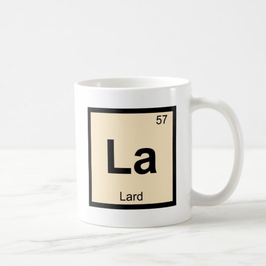 Mug La - symbole de Tableau périodique de chimie de (Droite)