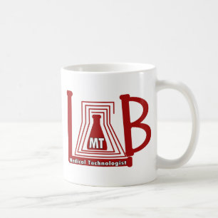 MUG LA TA DE LOGO DE FLACON DE LABORATOIRE -