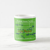 Mug La tactique drôle de jeu de football américain, (Centre)
