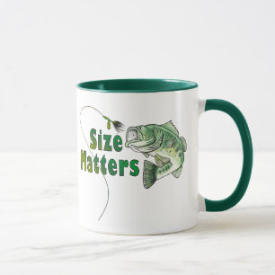 Mug La taille compte drôle de pêche
