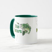 Mug La taille compte drôle de pêche (Devant gauche)
