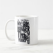 Mug La taille ne compte pas Autocollant de comparaison (Gauche)
