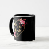Mug La tante de la mariée Fête des mariées drôle (Devant gauche)