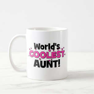 Mug La tante la plus fraîche du monde ! Grand cadeau