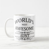 Mug La tante la plus impressionnante du monde (Gauche)