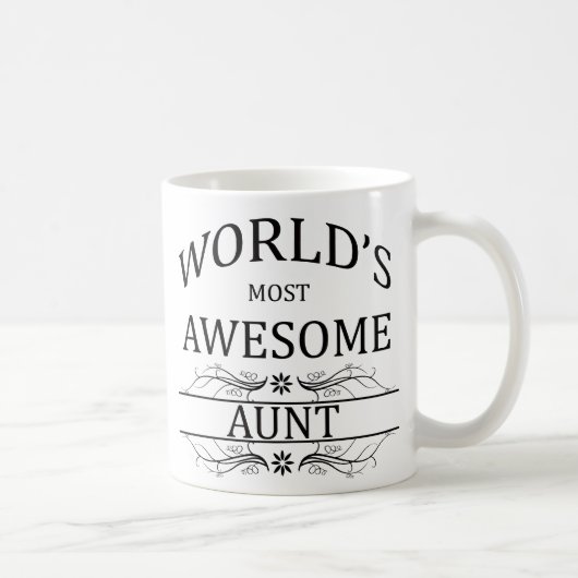 Mug La tante la plus impressionnante du monde (Droite)