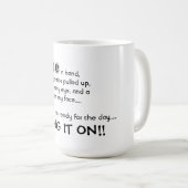 Mug La tasse/citation "l'apportent sur " (Devant droit)