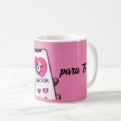 Mug La Taza del TikTok del amor (Devant droit)
