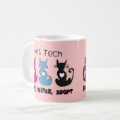 Mug La technologie de vétérinaire STÉRILISENT NEUTRE (Devant gauche)