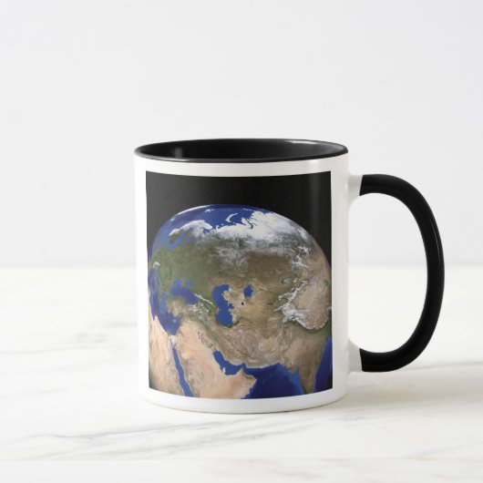 Mug La Terre de la prochaine génération de marbre bleu (Droite)