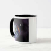 Mug La Terre montrée aux bords extérieurs (Devant gauche)