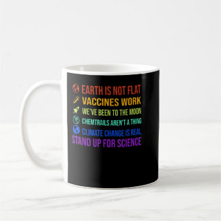 Mug La Terre n'est pas des vaccins plats La science de