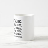 Mug La terre n'est pas plate et le changement climatiq (Centre)