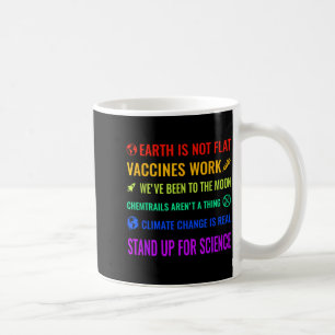 Mug La Terre N'Est Pas Plate Les Vaccins Fonctionnent