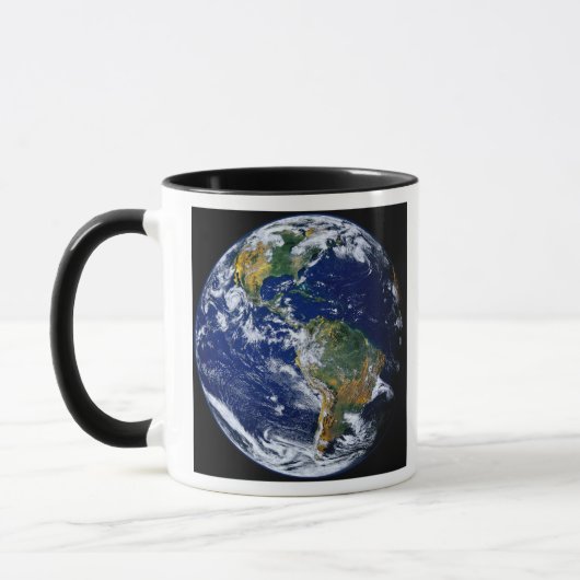 Mug La Terre Pleine Montre Les Amériques (Gauche)