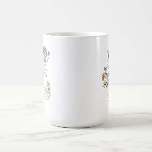 Mug La Terre rit de fleurs (Centre)