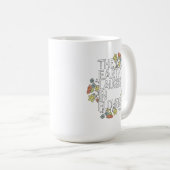 Mug La Terre rit de fleurs (Devant droit)