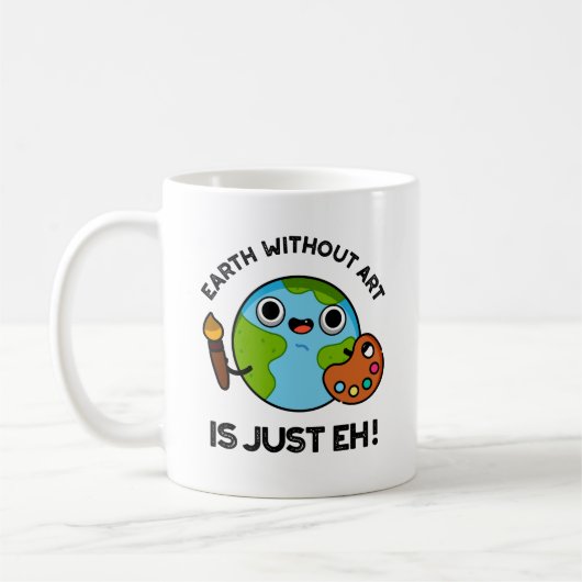 Mug La Terre Sans Art N'Est Que Le Jeu D'Astronomie (Gauche)
