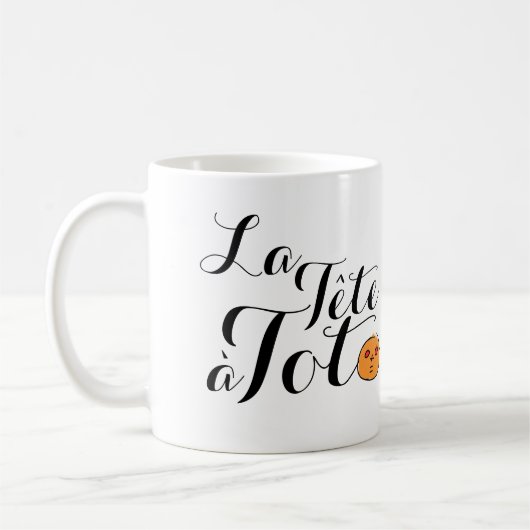 Mug La Tête à Toto Funny Math Plaisanteries pour enfan (Gauche)