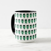Mug La tête du monstre Frankenstein (Devant gauche)