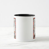 Mug La tête d'un citrouille volant un cerf-volant dans (Centre)