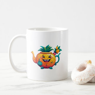 Mug La théière joyeuse et prospère de l'ananas