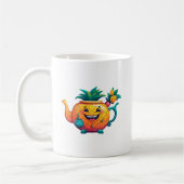 Mug La théière joyeuse et prospère de l'ananas (Gauche)