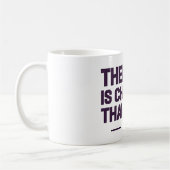 Mug La thérapie est moins chère que la caution (Gauche)